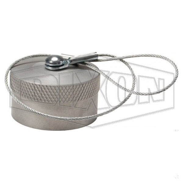 Dixon WS Series Wing Style Interchange Quick Connect Dust Cap, 1-1/4 in Nominal, Aluminum, Domestic WS10DC-A - main